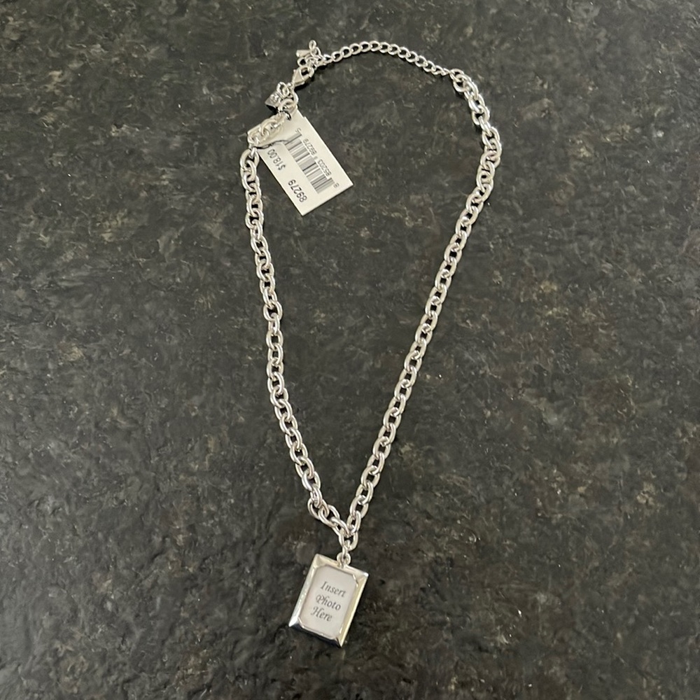 Photo necklace brand new